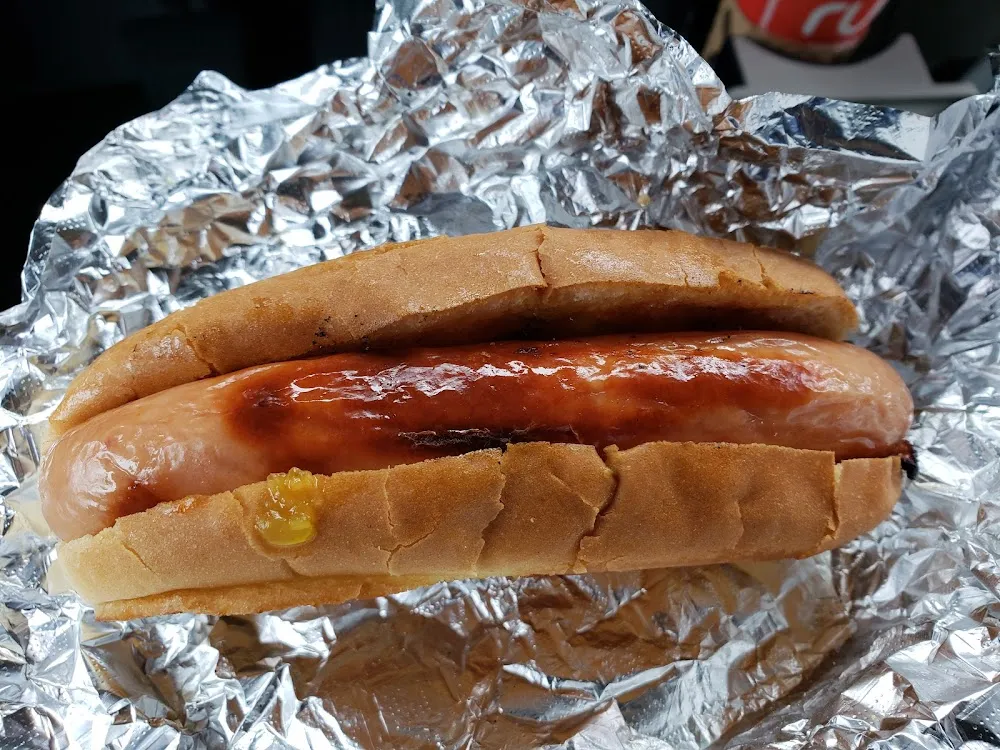 Hotdog with Ketchup and Mustard